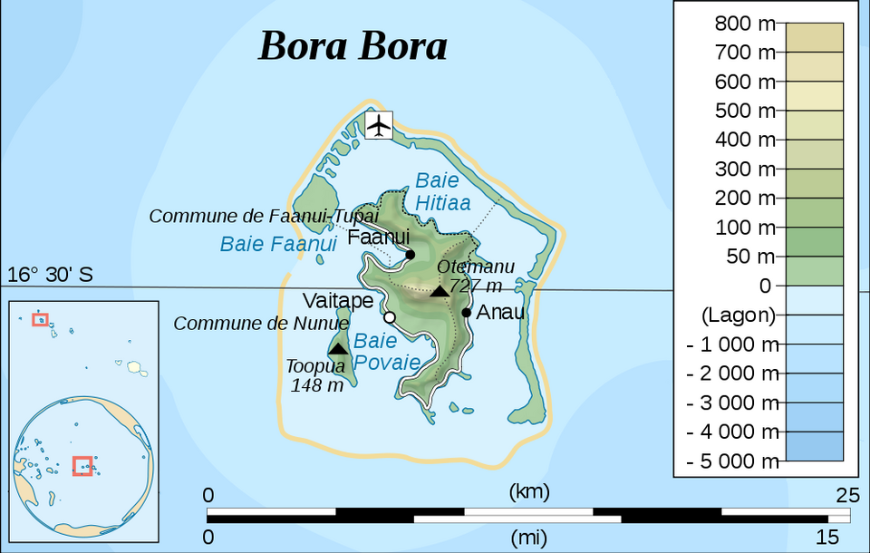 Bora Bora in Französisch-Polynesien
