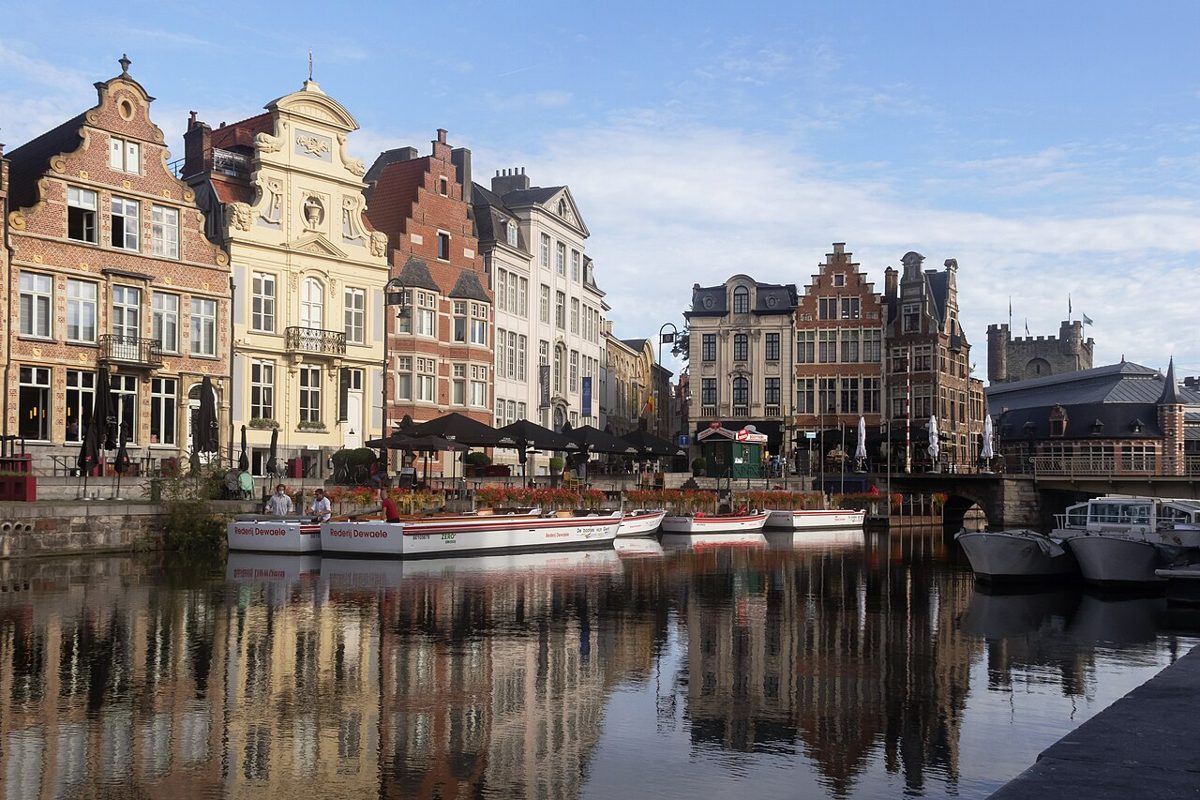 Burg Gravensteen in Gent, Belgien