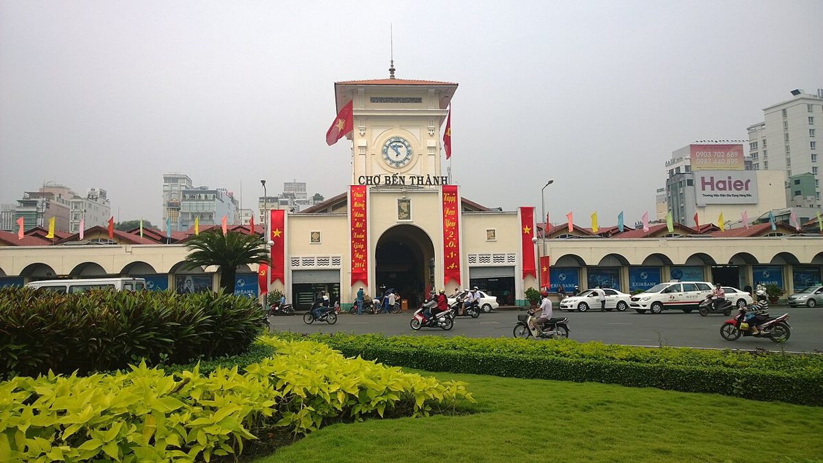Ben-Thanh-Markt in Ho-Chi-Minh-Stadt, Vietnam