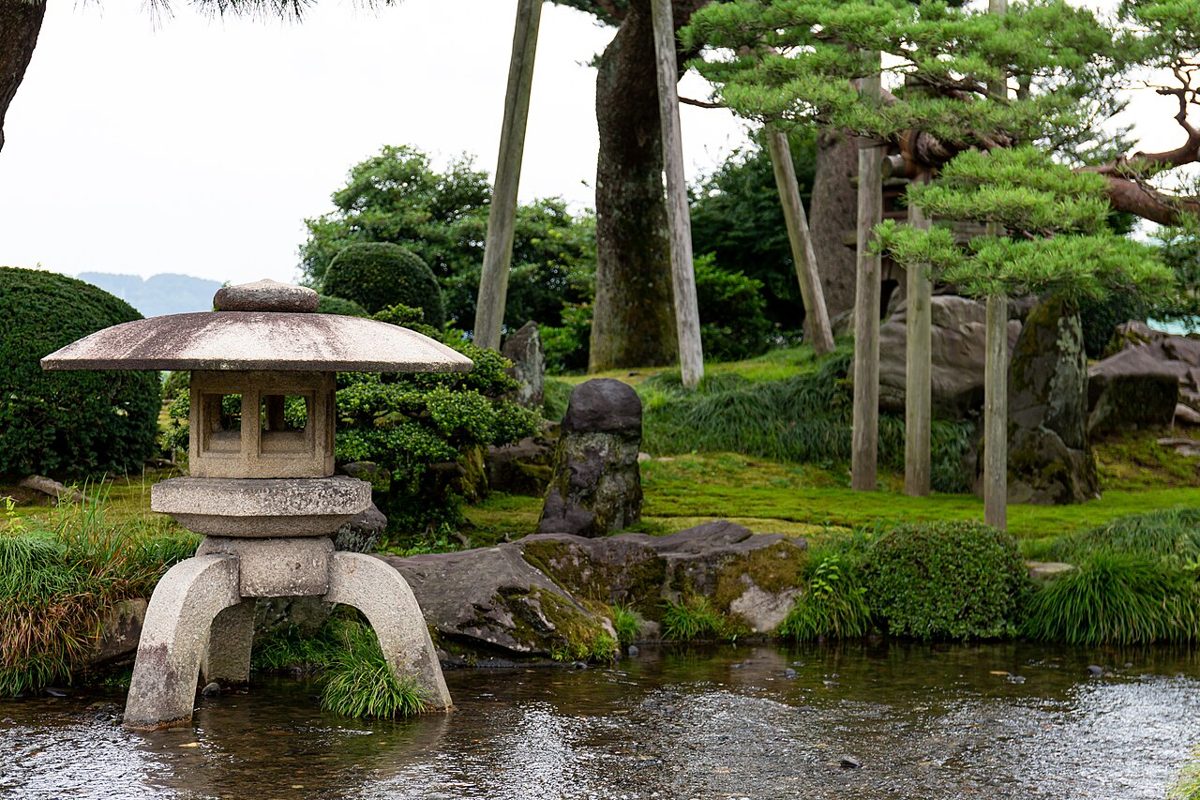 Kenroku-en-Garten in Kanazawa, Japan