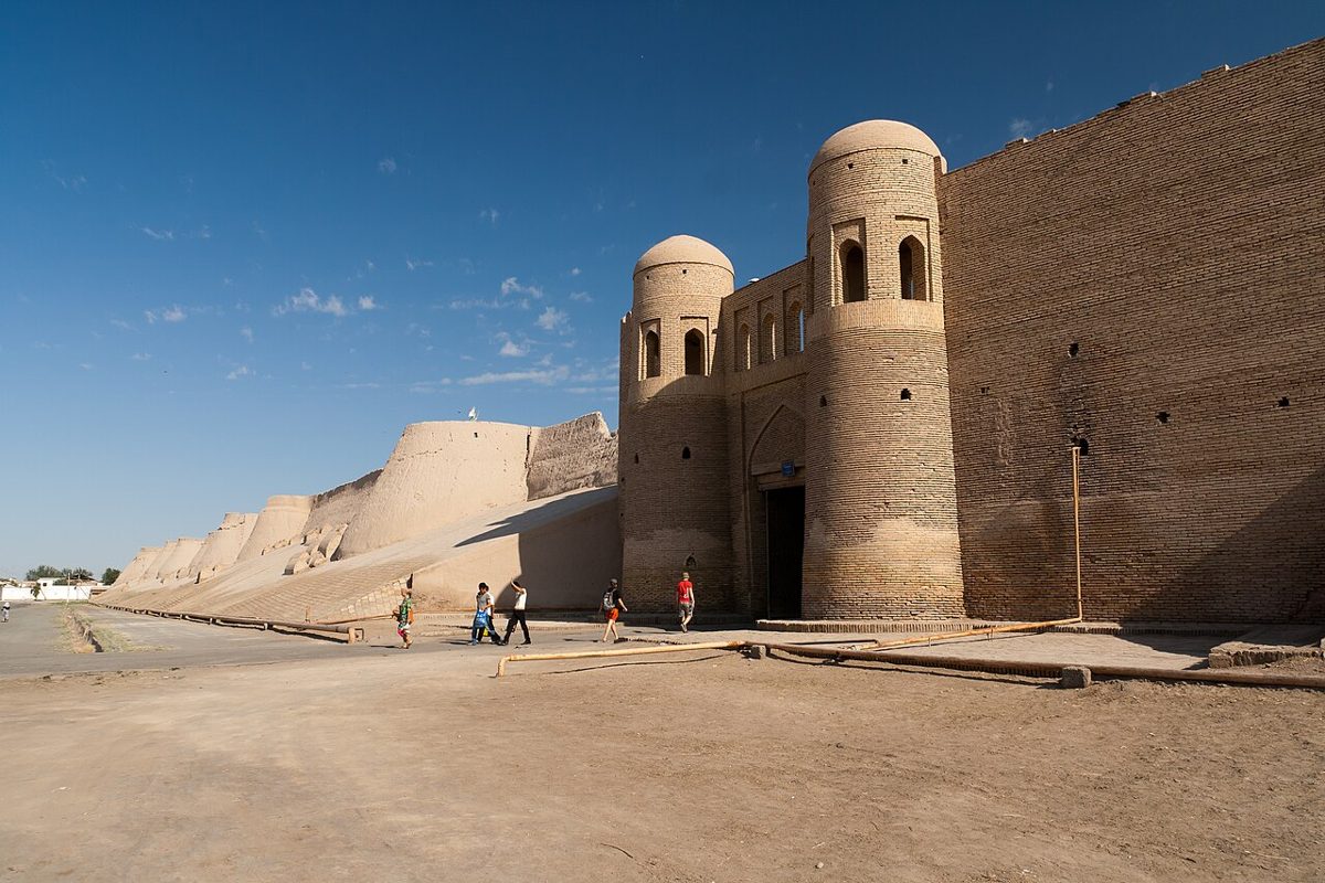 Oasenstadt Itchan Kala in Chiwa, Usbekistan