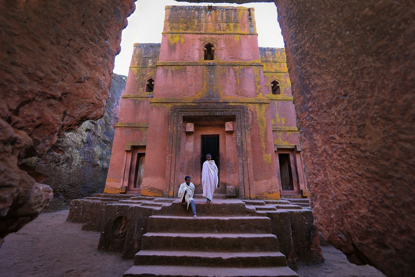 Felsenkirchen von Lalibela in Äthiopien