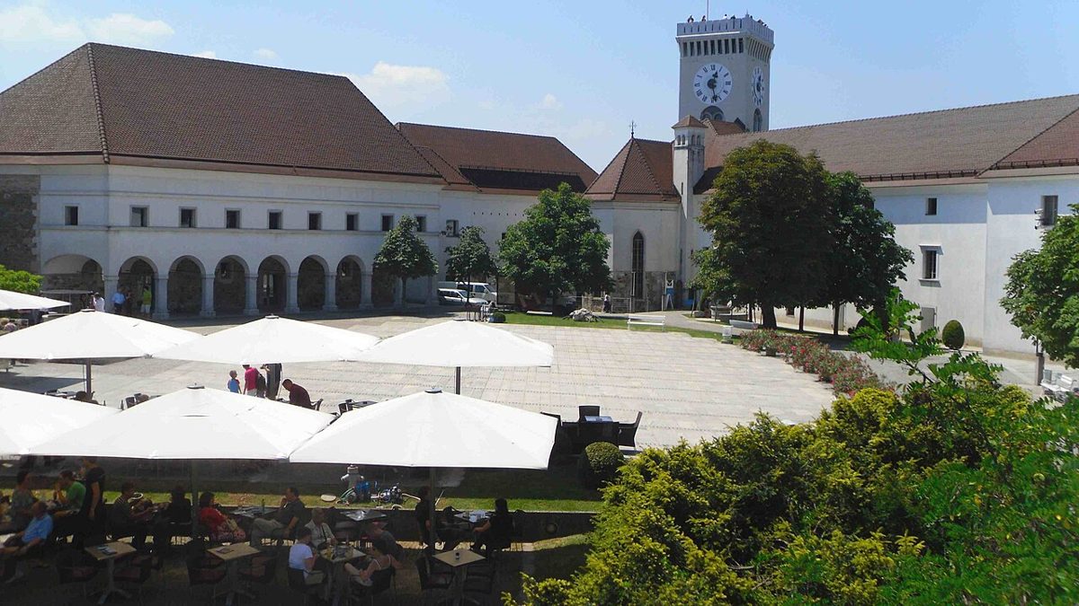 Burg von Ljubljana in Ljubljana, Slowenien