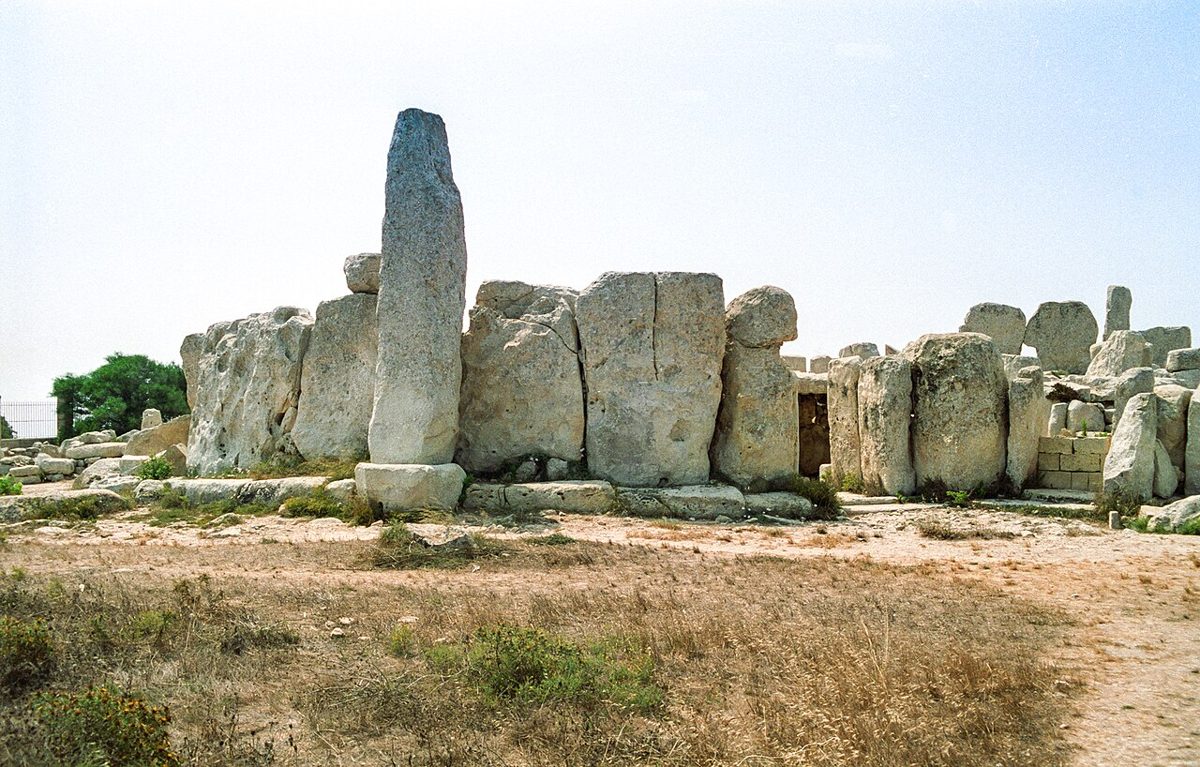 Tempel von Ħaġar Qim in Malta