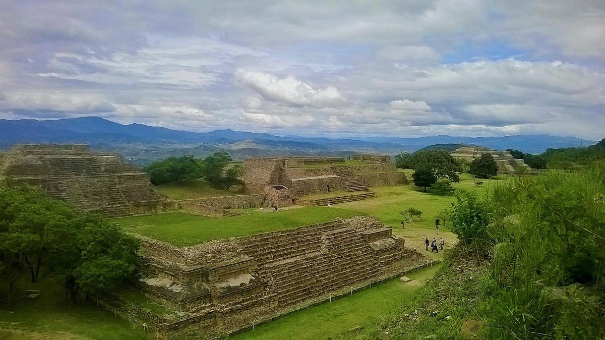 Monte Albán in Oaxaca, Mexiko