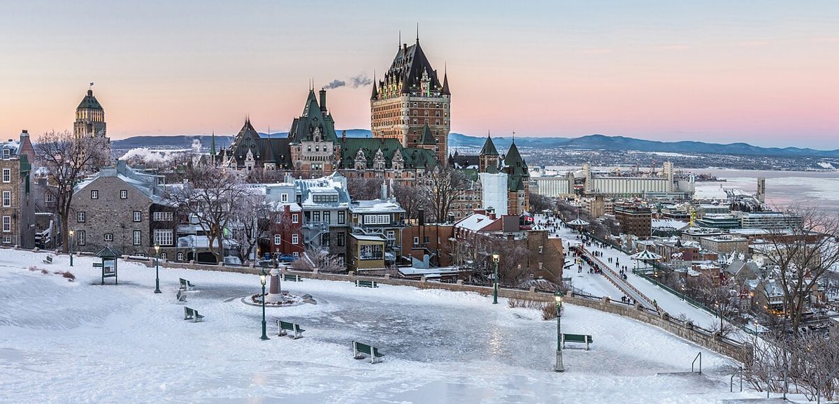 Château Frontenac & Altstadt in Québec City, Kanada