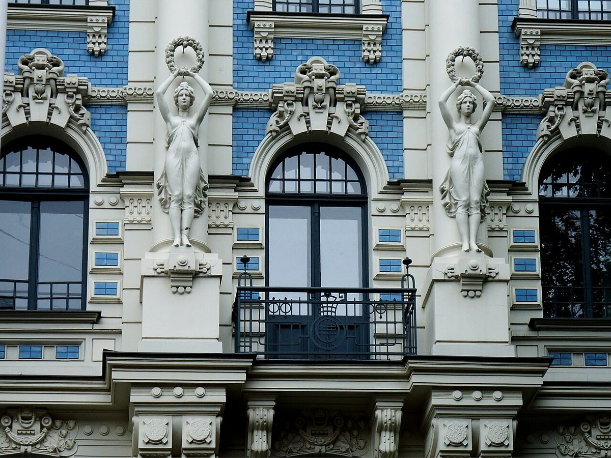 Jugendstilviertel in Riga, Lettland
