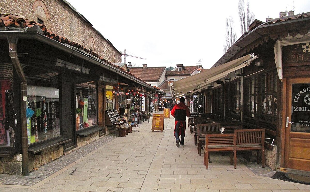 Baščaršija-Basar in Sarajevo, Bosnien und Herzegowina
