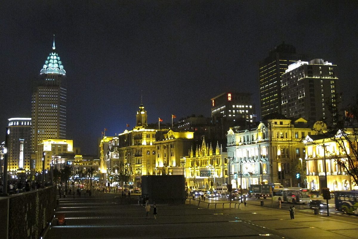 Bund-Promenade in Shanghai, China