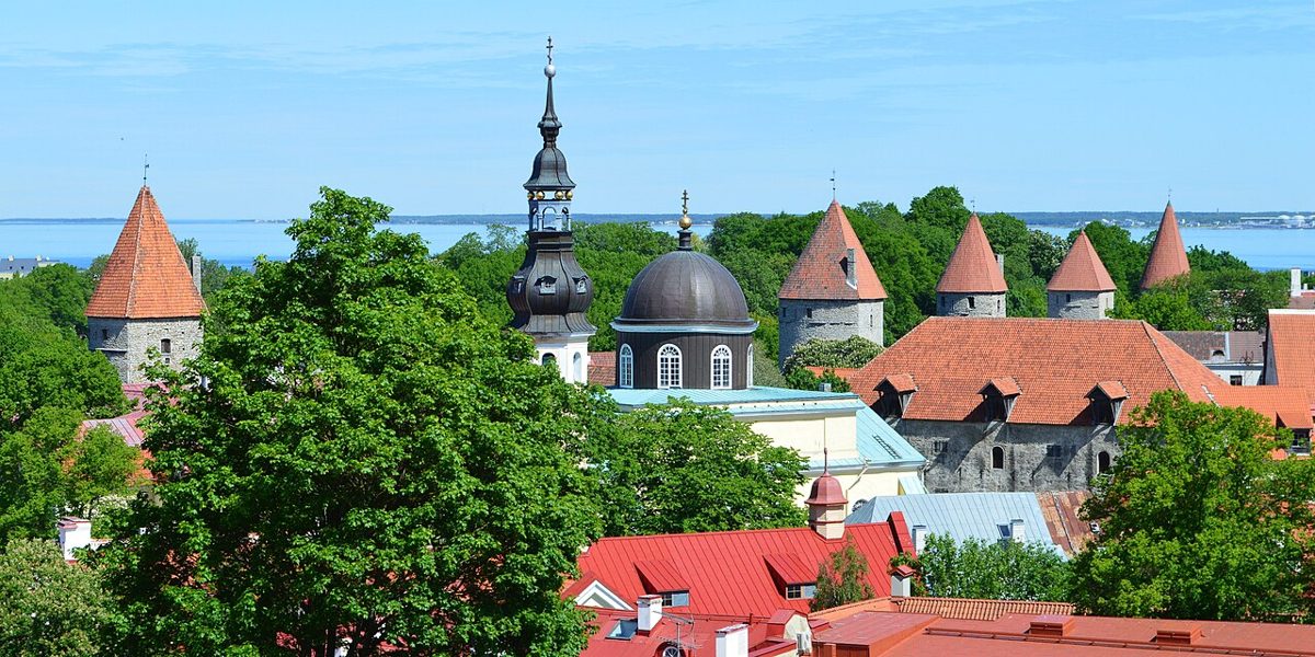 Mittelalterliche Oberstadt in Tallinn, Estland