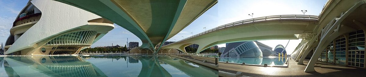 Stadt der Künste & Wissenschaften in Valencia, Spanien